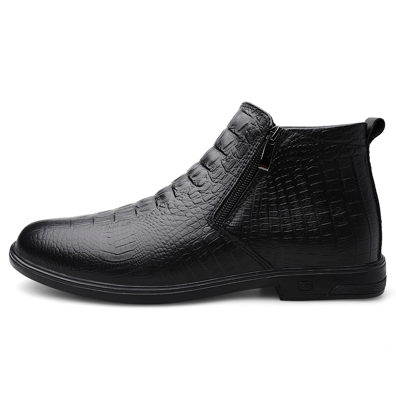 

XIMO BULL Черные замшевые ботинки на каблуке 3 см с меховой подкладкой, цвет Black Fleece-Lined