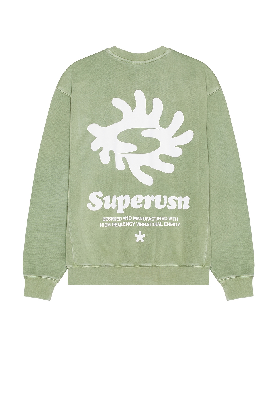 

Толстовка с круглым вырезом свободной формы Supervsn, цвет matcha