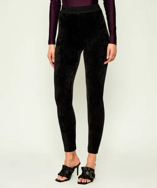 

Леггинсы fouseux Slim fit Versace Jeans Couture, черный