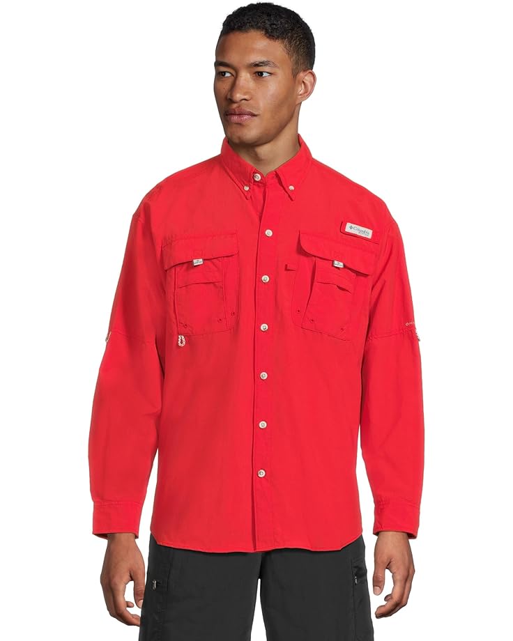 

Рубашка Columbia Bahama II Long Sleeve Shirt, цвет Red Spark