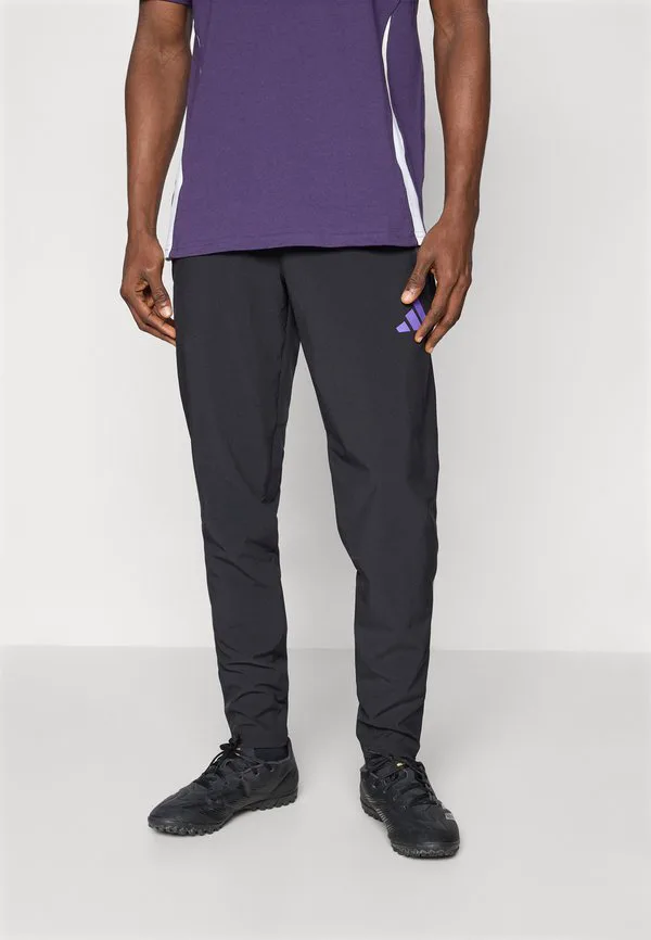 Manchester united tiro25 competition vis tech travel pant club wear Adidas Performance, Black/Purple Rush