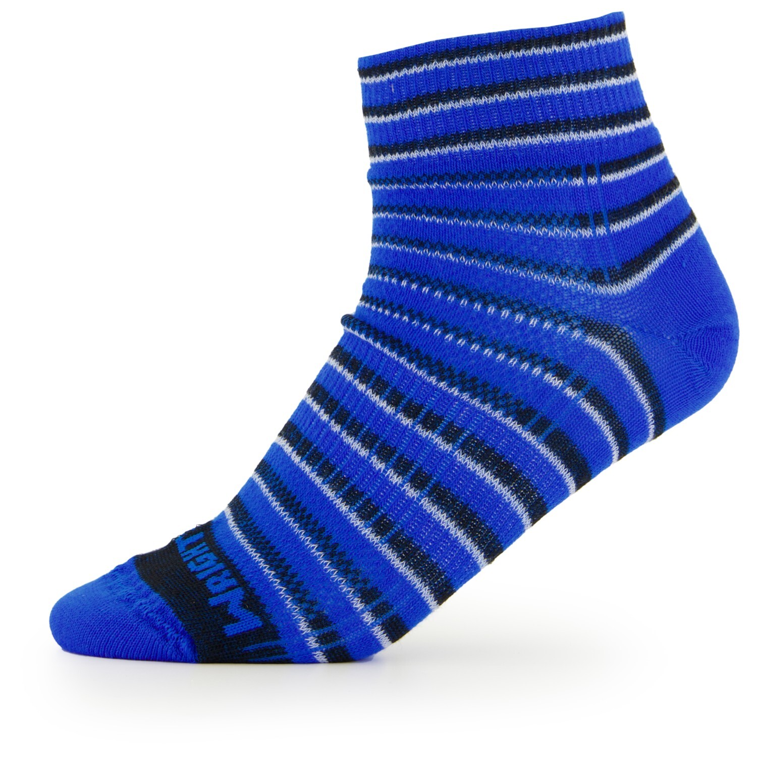 

Походные носки Wrightsock Coolmesh II Quarter, цвет Blue/Black/White