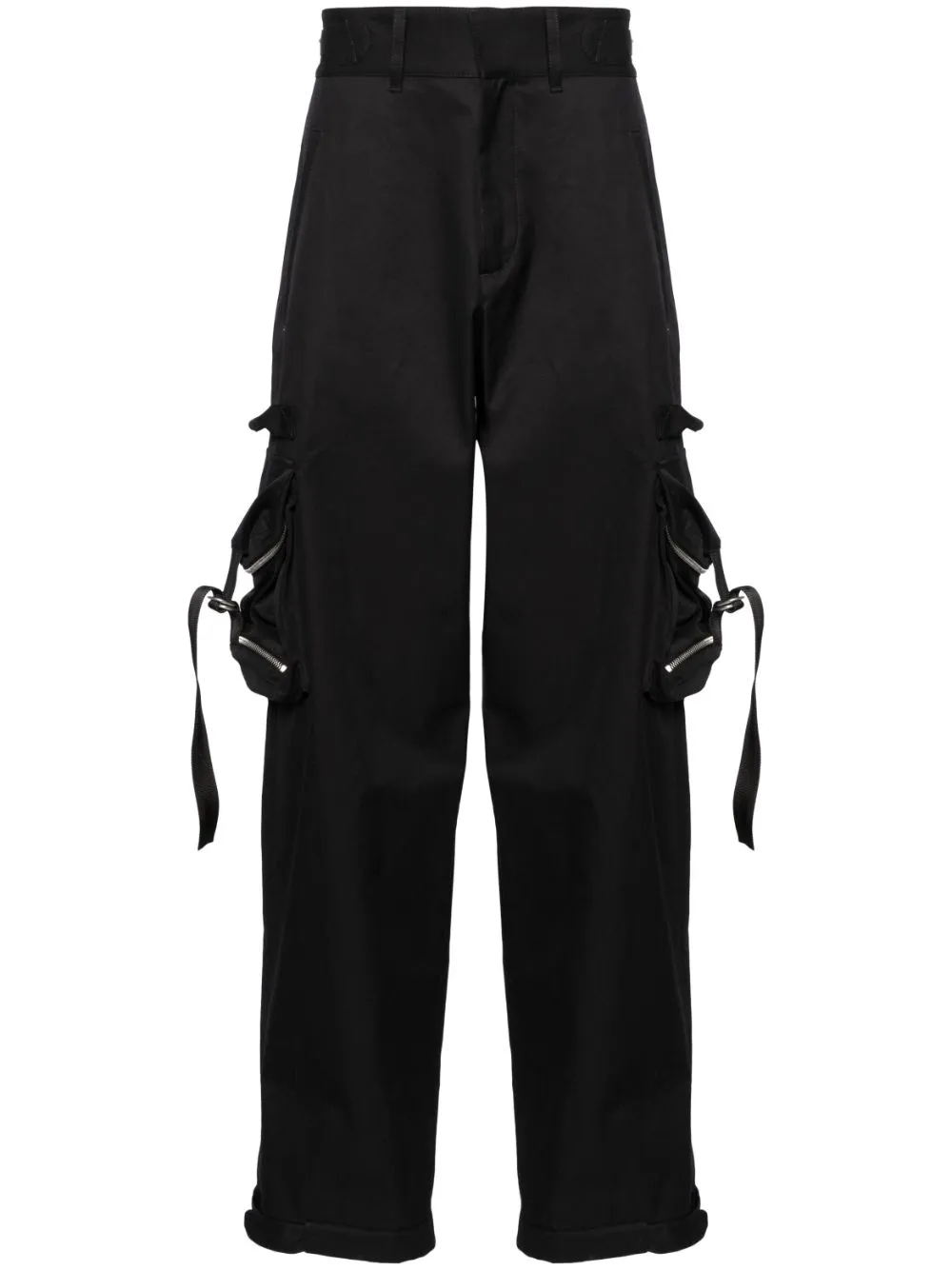 

Прямые брюки карго OFF-WHITE, черный