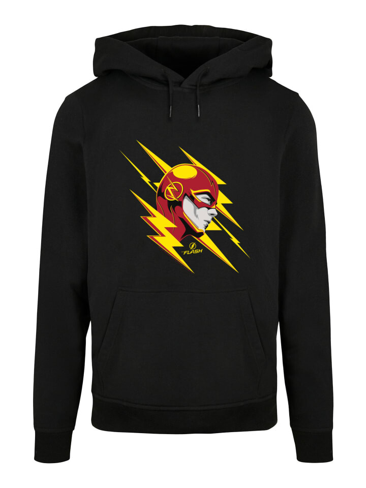 

Пуловер F4NT4STIC Basic DC Comics The Flash Lightning Portrait, черный
