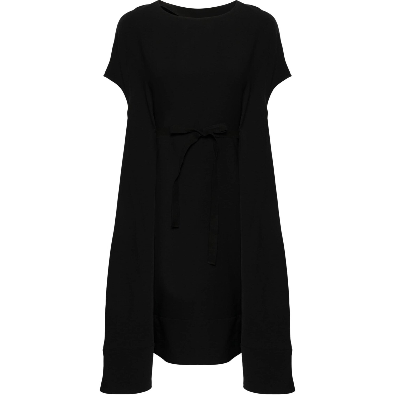 

Платье с короткими рукавами женское черное Mm6 Maison Margiela