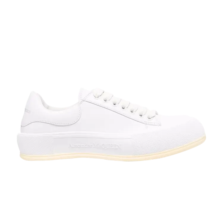 

Кроссовки Alexander McQueen Deck Lace Plimsoll, белый