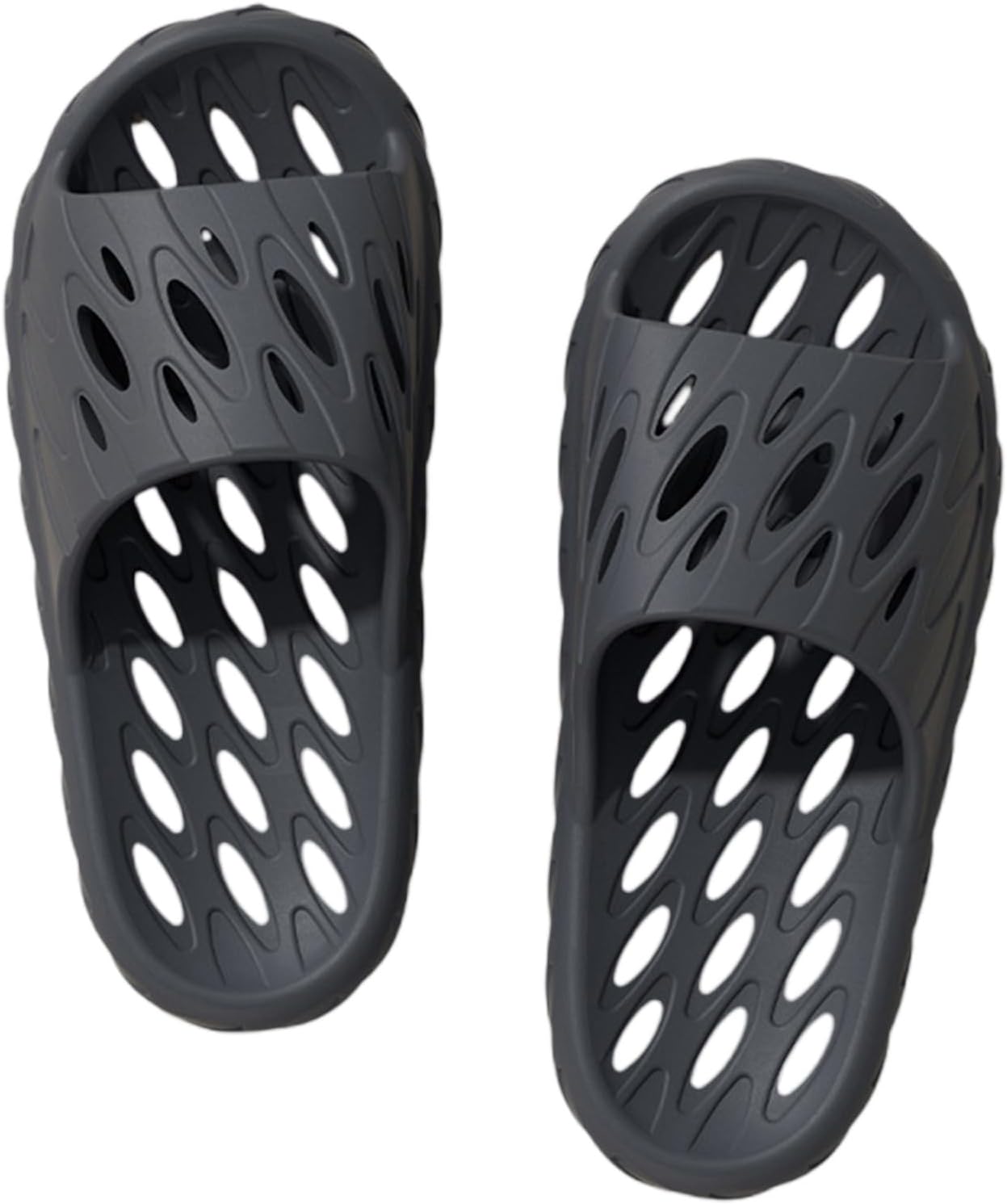 

Мужские летние удобные шлепанцы для дома и улицы с мягкой подошвой для ванной и душа, для повседневного использования Generic, серый