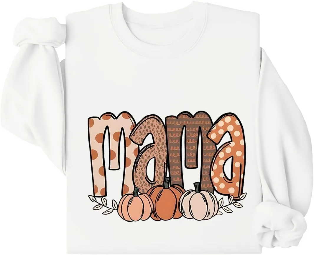 Толстовка с принтом "Mama" на Хэллоуин