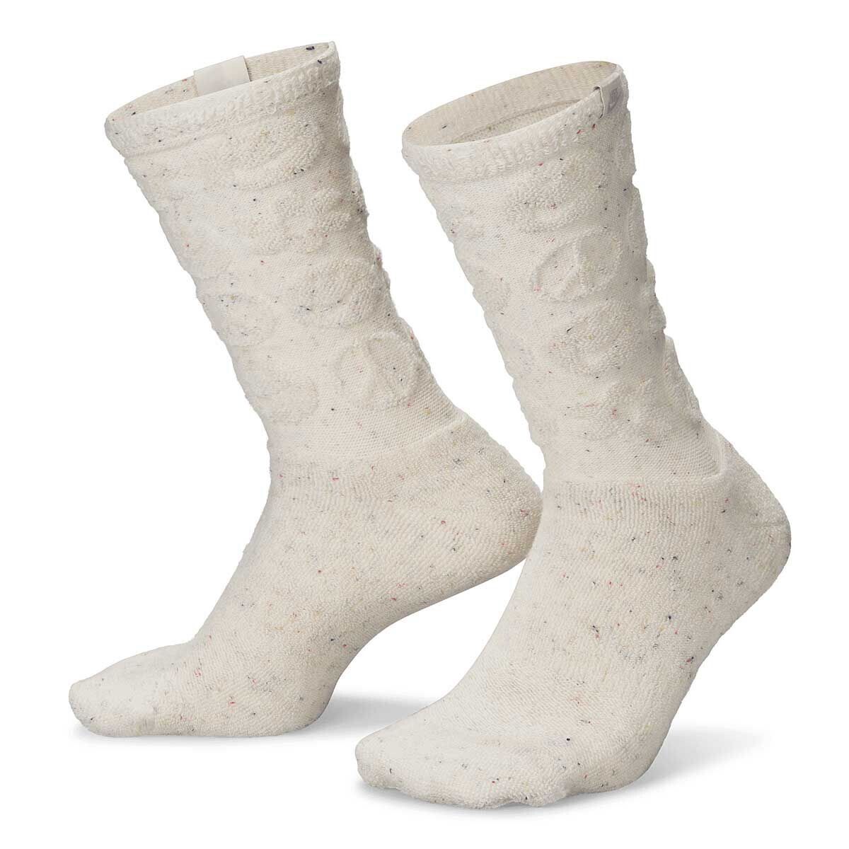 

Носки Everyday Plus Crew Sock 1P Nike, цвет Sail/Sail-Bio Beige