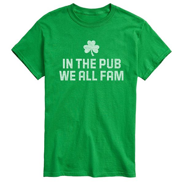 

Футболка с принтом Men's in the pub we all fam Licensed Character, Green