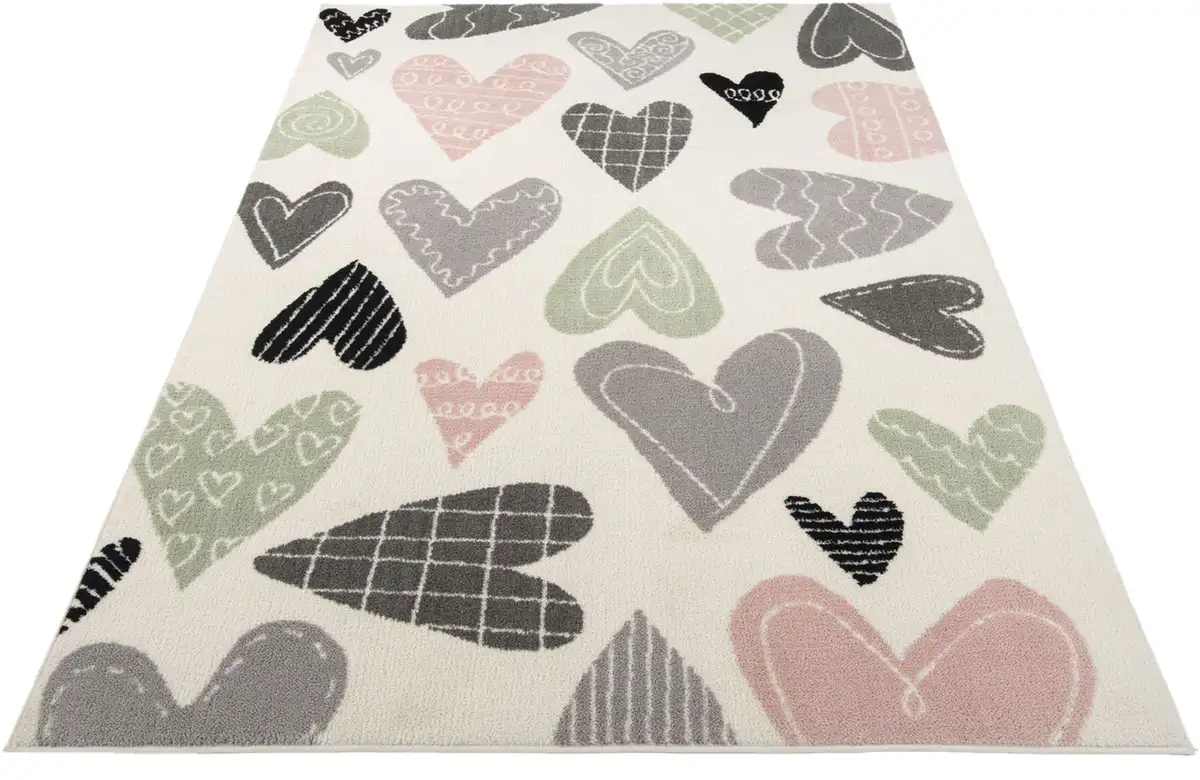 

OCI THE CARPET BRAND "KIDDY LOVE" ковер, прямоугольный, для гостиной OCI Die Teppichmarke 65х130 см, цвет multi