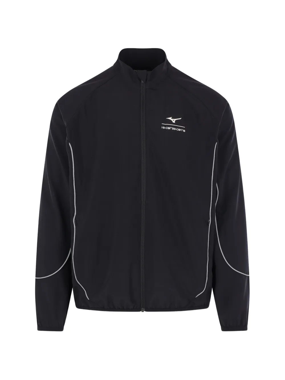 

Спортивная куртка на молнии с отражающим кантом Mizuno, черный