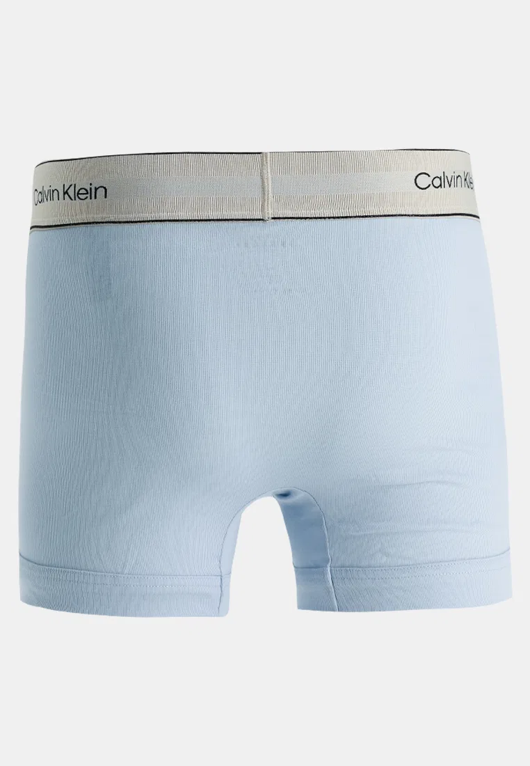 Трусы, 3 штуки, Calvin Klein, Heritage Trunks, черный/синий/серый — фото 3