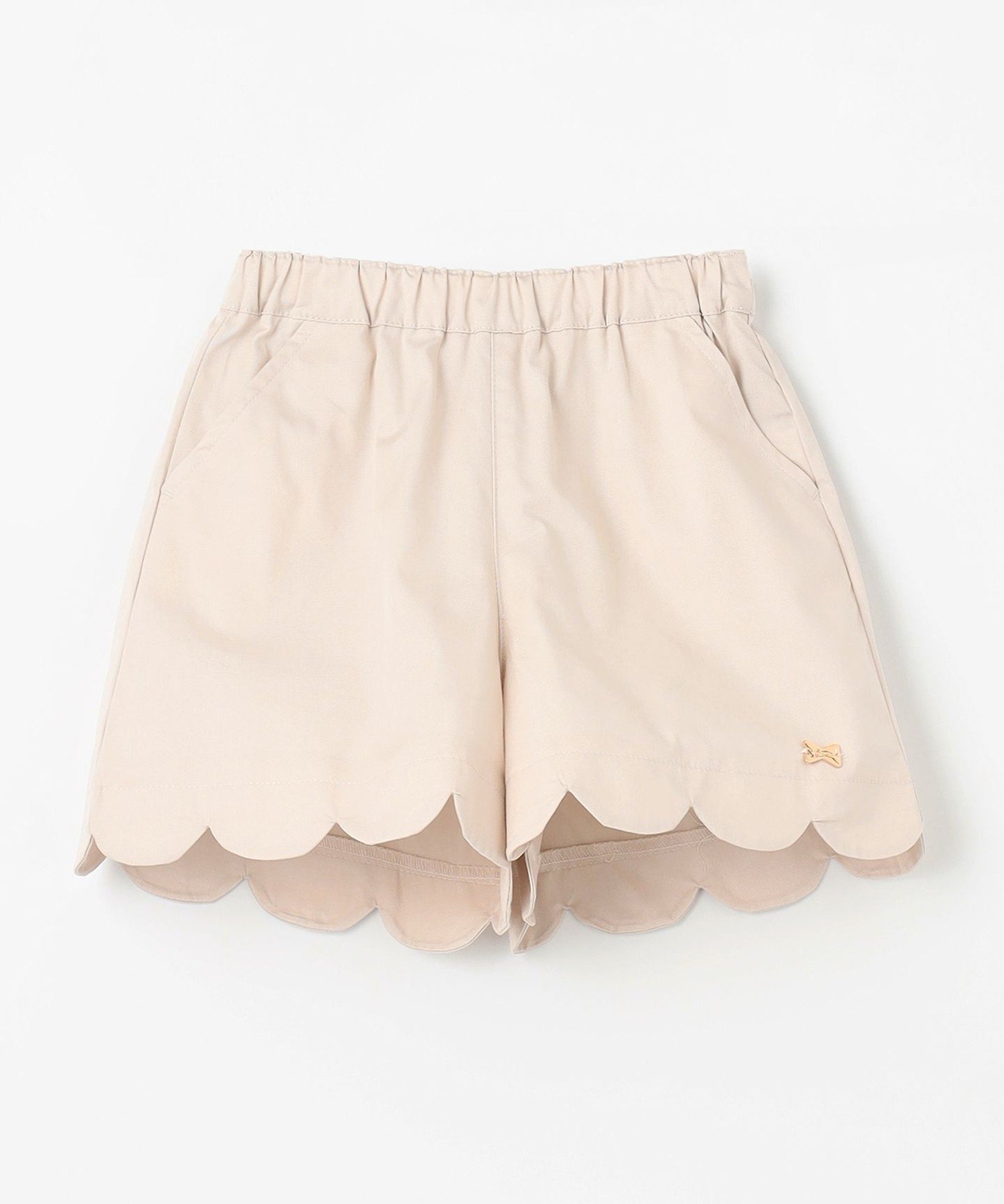 Шорты с фестончатым краем ANY KIDS, Milk Beige [030] — фото 3