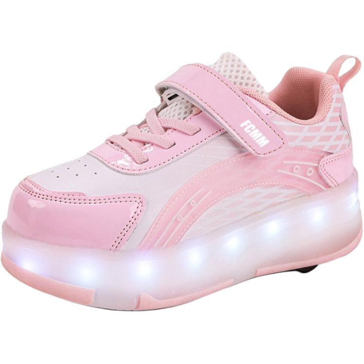 

Износостойкие повседневные детские кроссовки Balance Mid Top FCMM, розовый