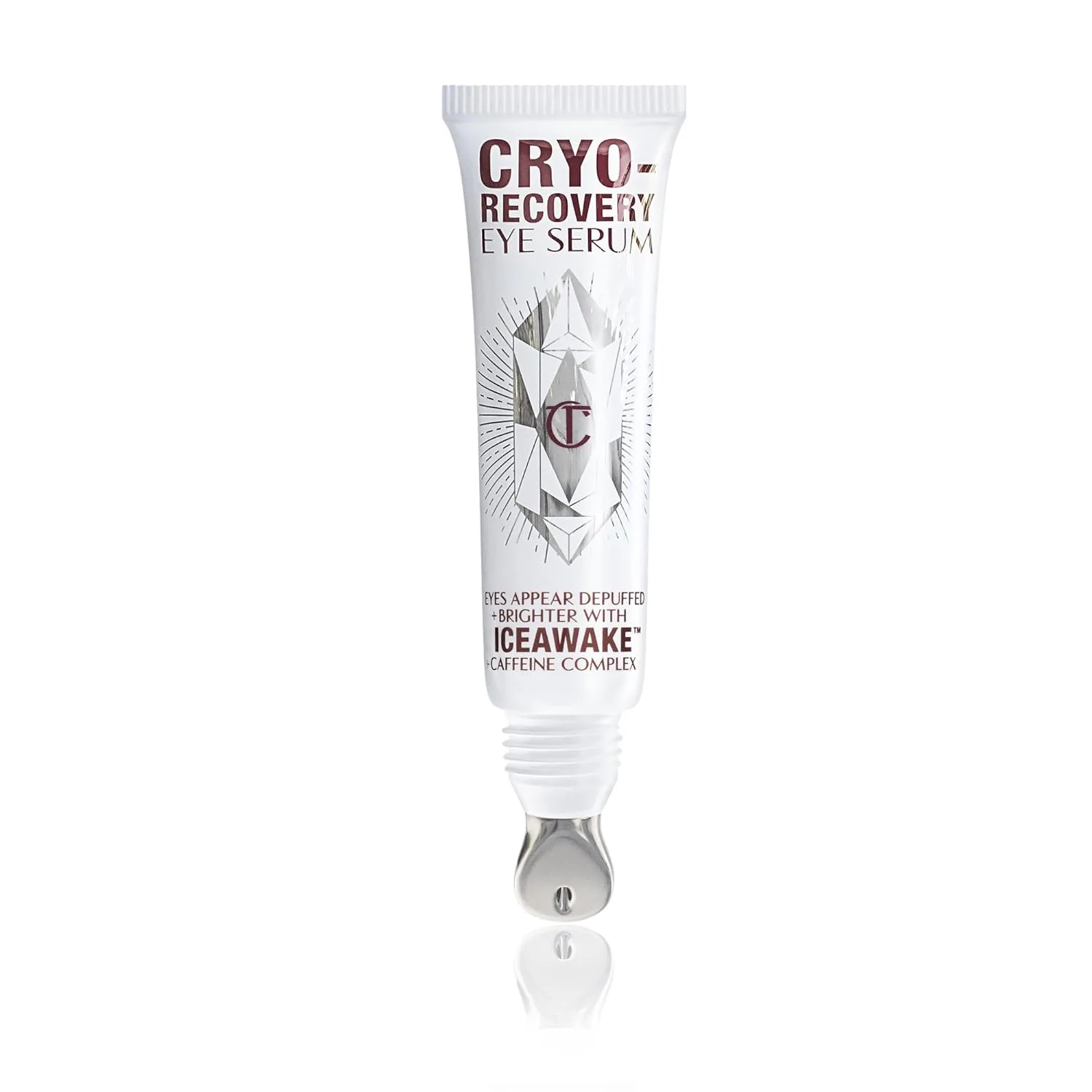 Charlotte Tilbury Cryo-Recovery Eye Serum - охлаждающее средство от темных кругов под глазами, борется с морщинками и отечностью, с кофеином для упругости кожи