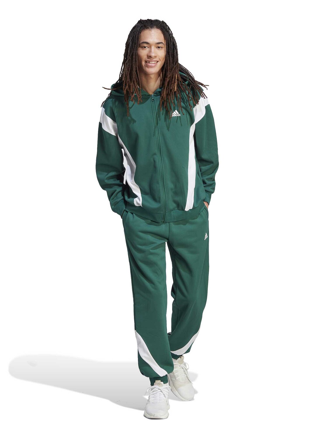 

Спортивный костюм Adidas Sportswear Sportswear Fleece Hooded, зеленый