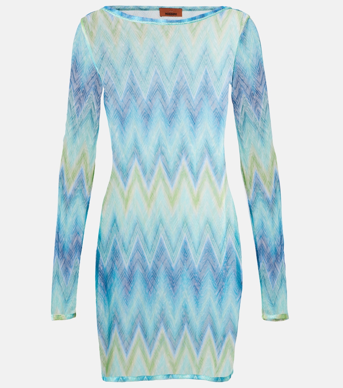 

Пляжное платье Zig Zag Missoni, Blue And Green Macro Chevron