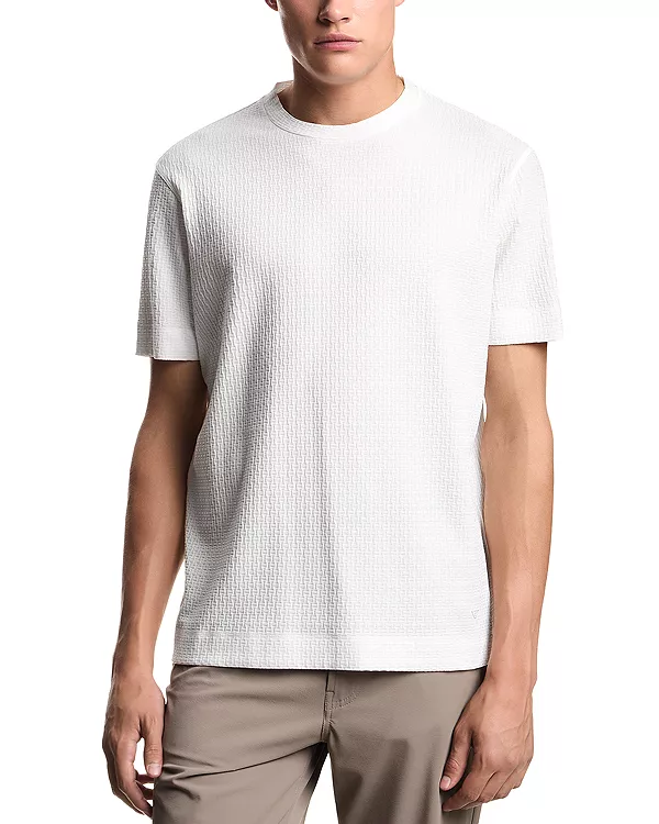

Жаккардовая футболка Emporio Armani, белый
