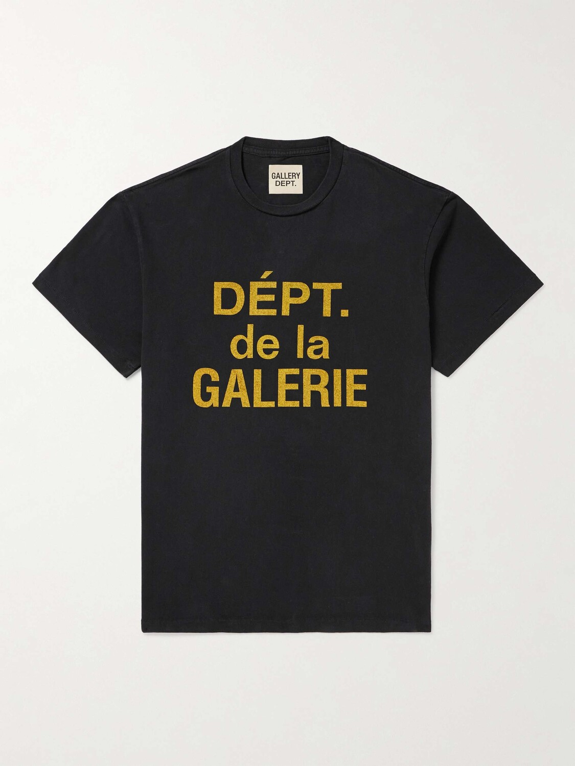 

Футболка из хлопкового джерси с логотипом GALLERY DEPT., черный