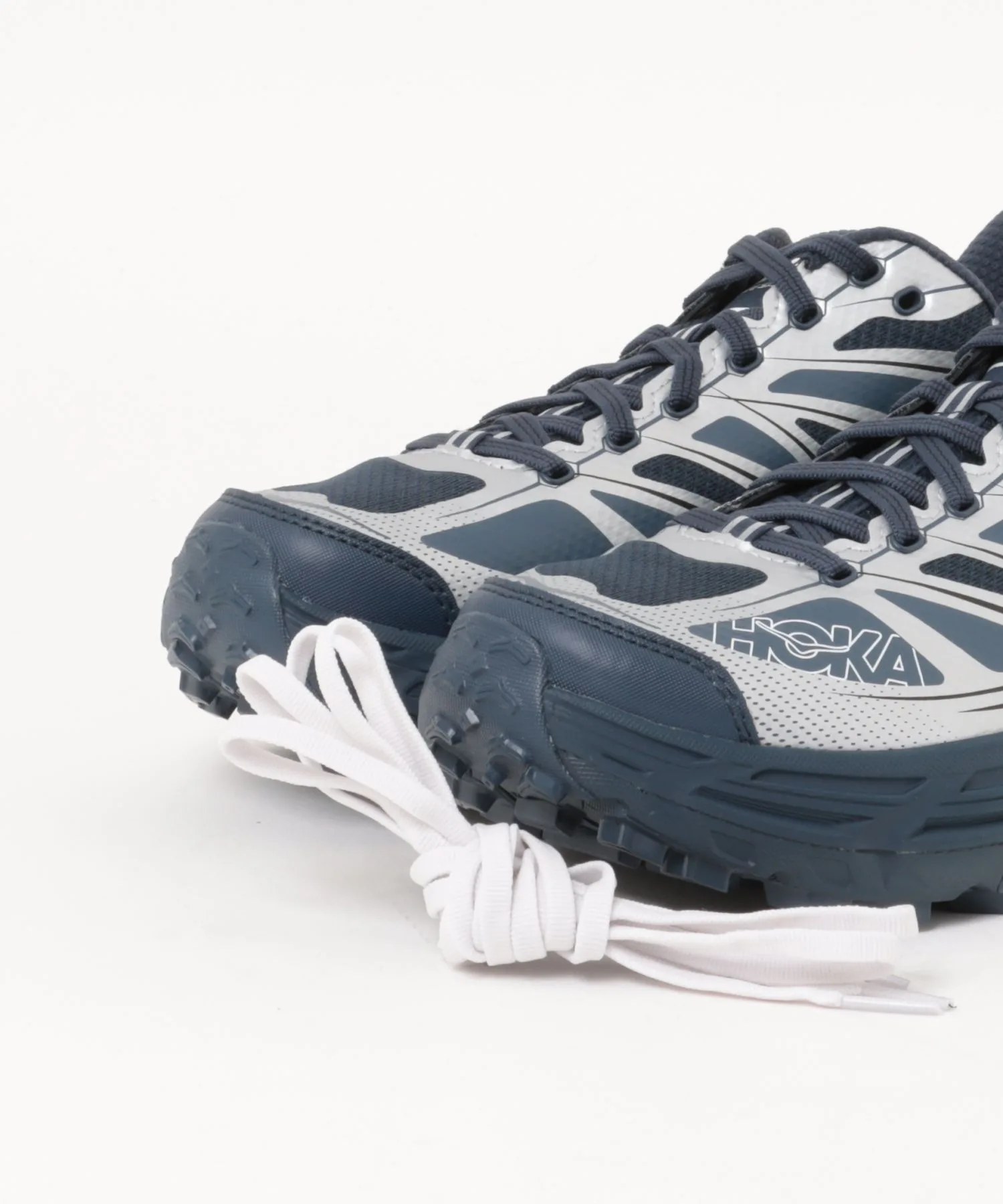 Мужские кроссовки для бега Mafate Speed 2 HOKA тёмно-синие — фото 4