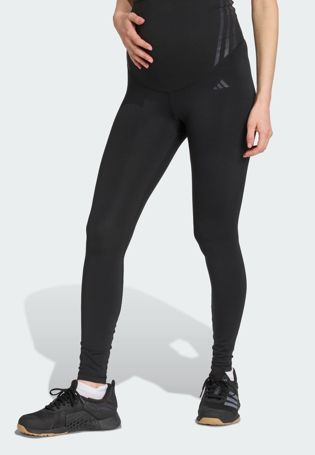 

Леггинсы OPTIME ESSENTIALS MATERNITY Adidas Performance, черный