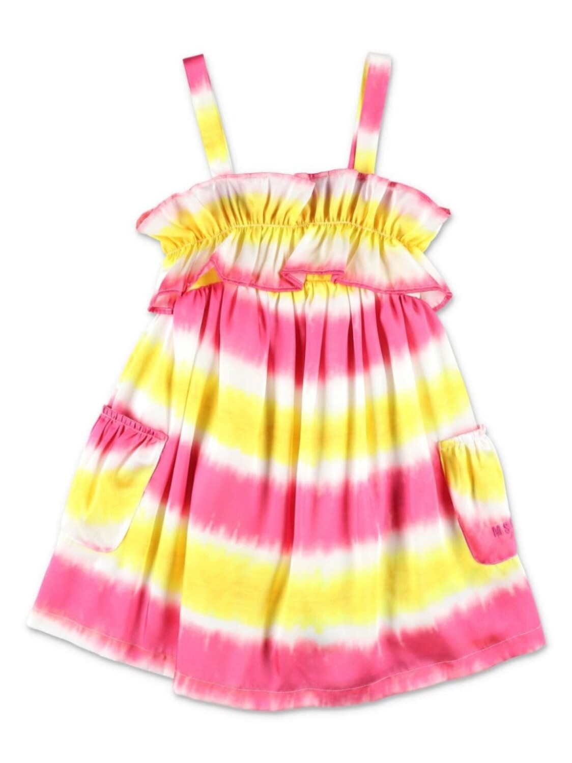 

MSGM Kids платье с принтом тай-дай, розовый