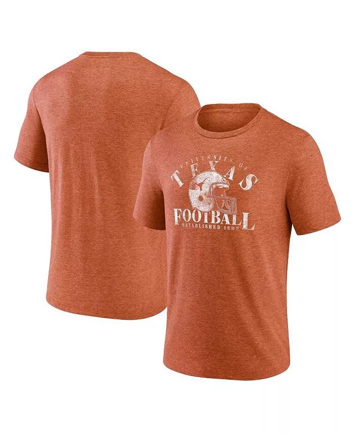 

Мужская футболка Texas Orange Texas Longhorns Hometown Tri-Blend Fanatics