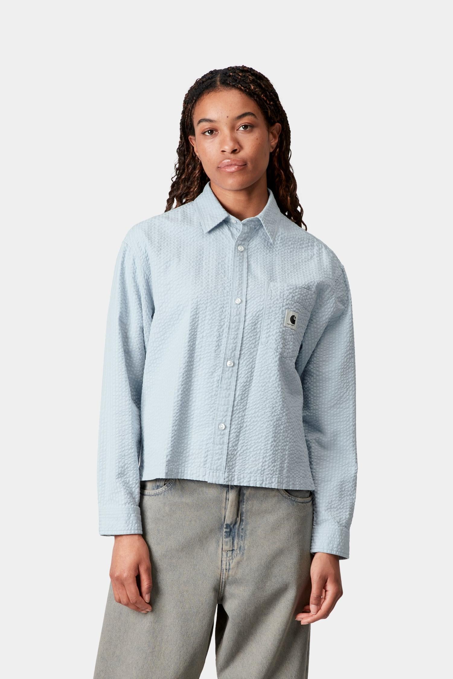 

Женская рубашка Toland в полоску Carhartt, синий