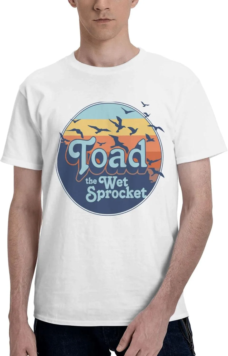 

Футболка мужская Funny Short Sleeve Sports Cycling Crewneck черная Mnnok Fashion