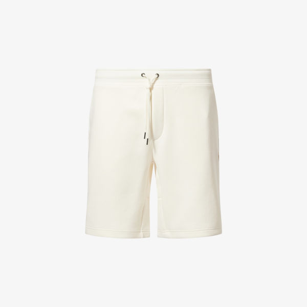 

Шорты прямого кроя из хлопкового джерси с вышитым логотипом Polo Ralph Lauren, бежевый