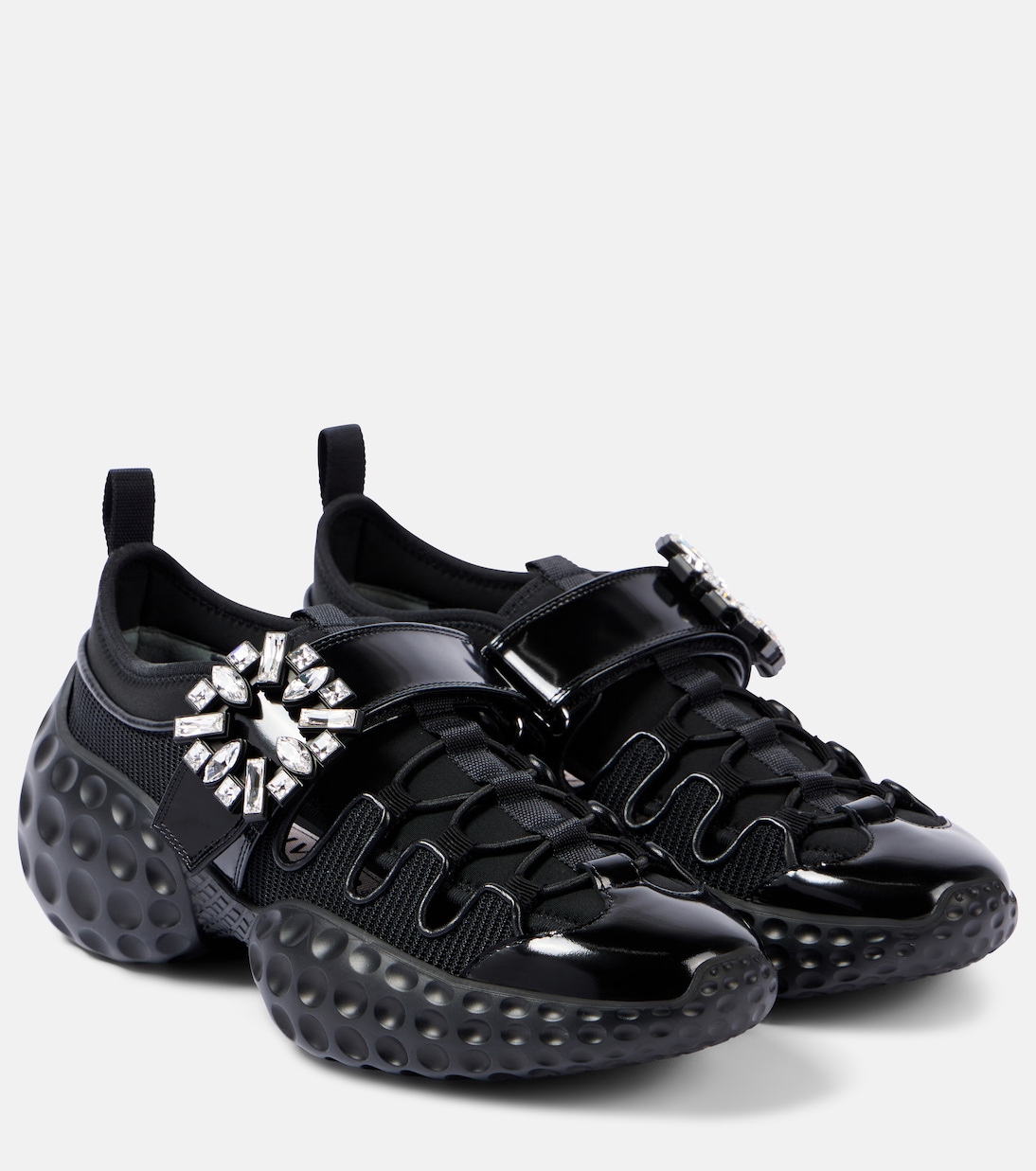 Кроссовки Viv' Run с декором Roger Vivier, Nero