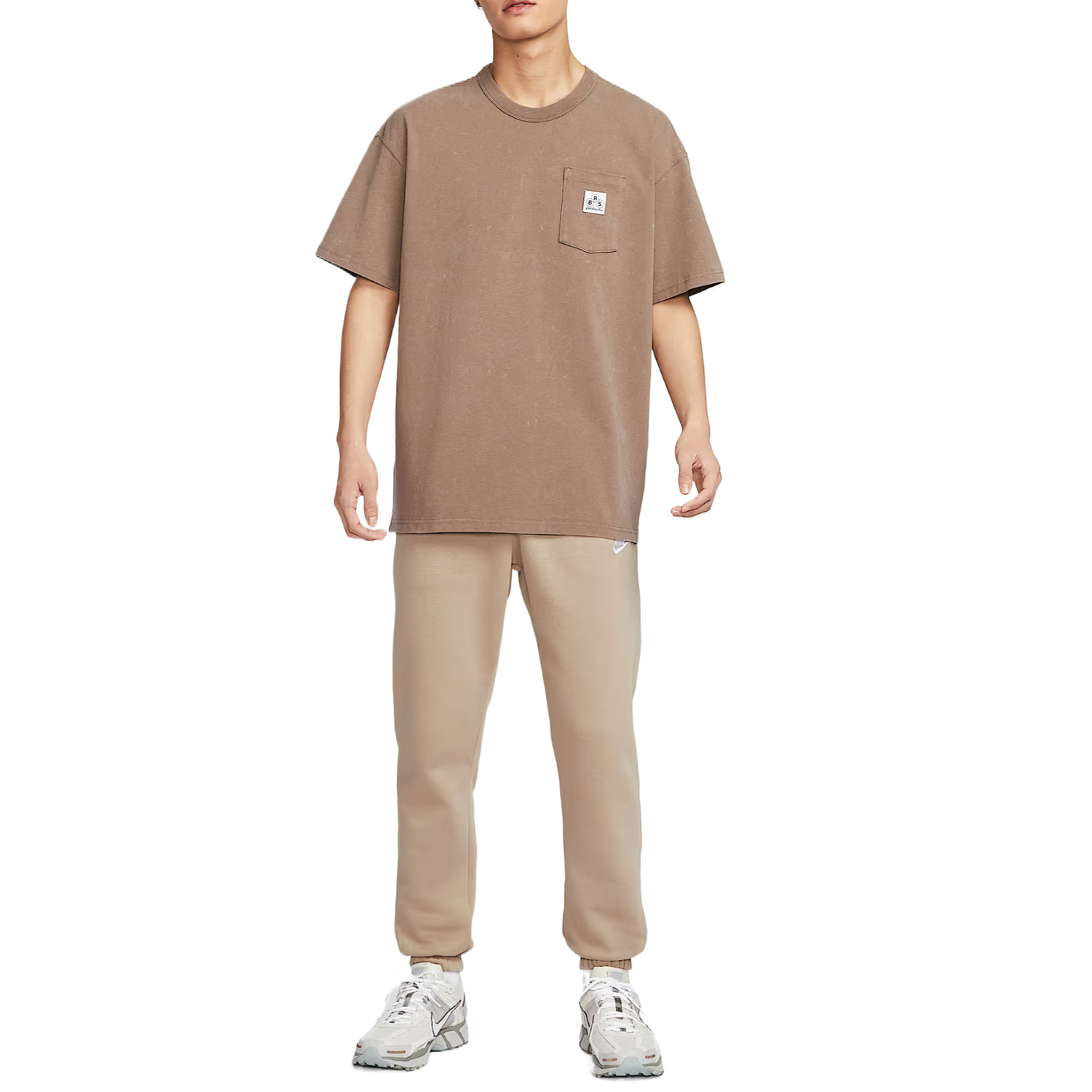 Nike Спортивная футболка Men's Mink Brown — фото 4