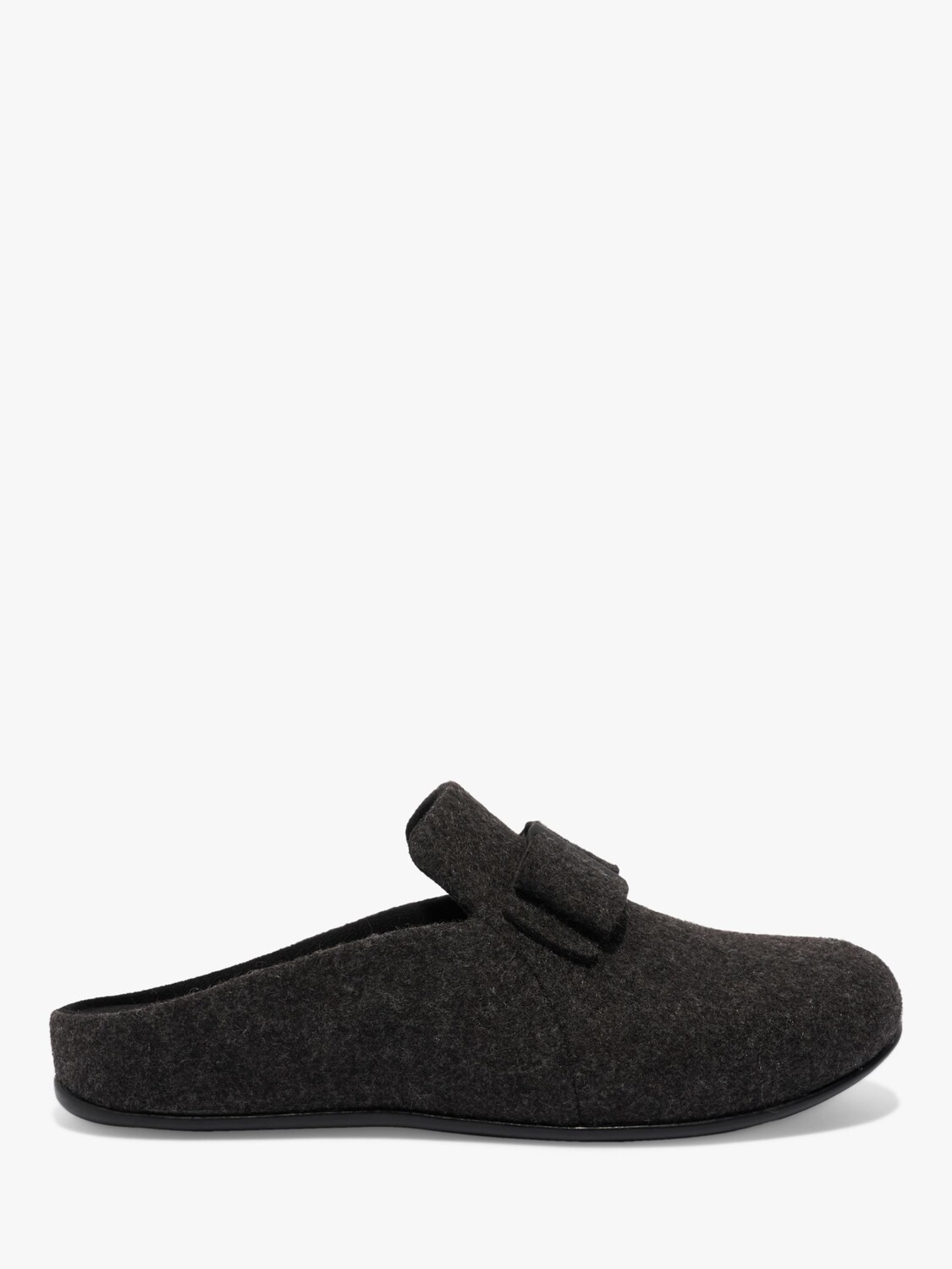 

Тапочки-мюли с бантом FitFlop, все черное
