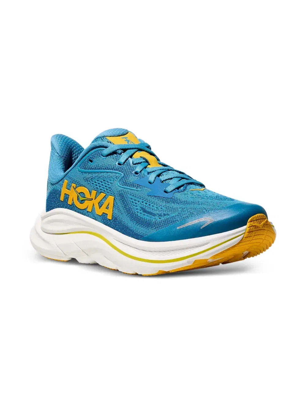 Кроссовки Clifton 10 Hoka Kids, синий — фото 2