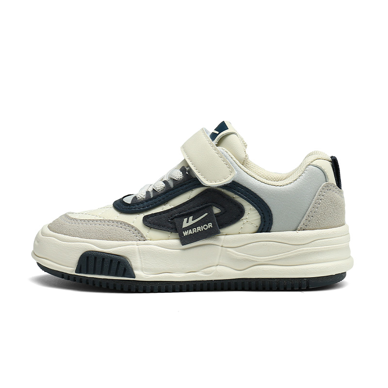 

Детские скейтерские кроссовки Kids WARRIOR, бежевый/синий