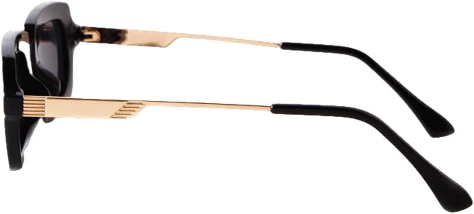 

Солнцезащитные очки прямоугольной формы для женщин, овальные солнцезащитные очки в винтажном стиле для мужчин и женщин, очки с защитой от УФ-излучения UV400 MTZJH, C3