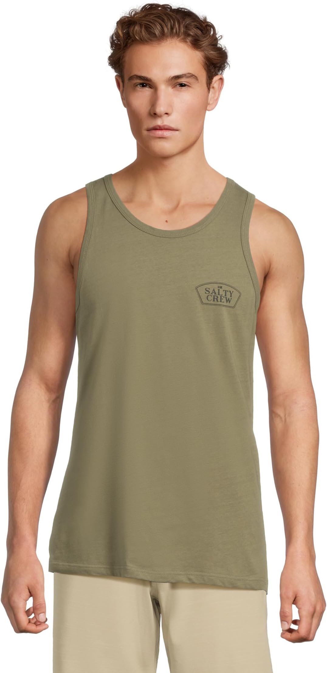 

Топ Salty Crew Filler Up Tank, цвет Dusty Olive