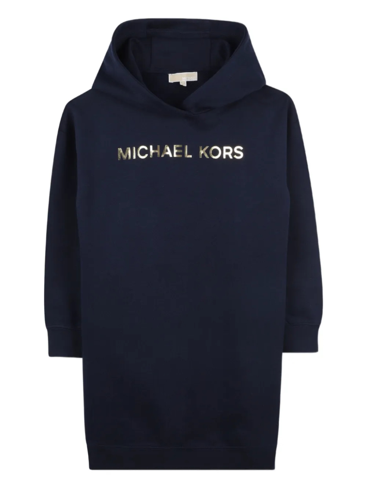 

Michael Kors Kids платье с капюшоном и логотипом, синий