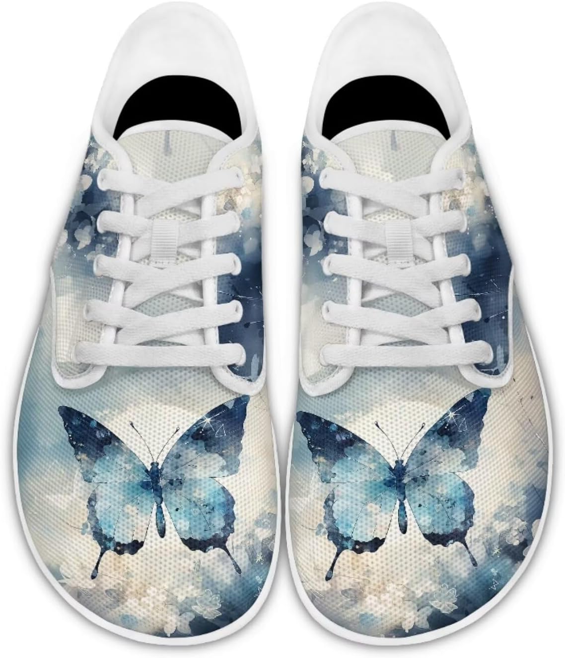 

Женские повседневные туфли-бабочки для танцев, деловые лоферы, балетки, прогулочные кроссовки для путешествий Ecaestolph, синий