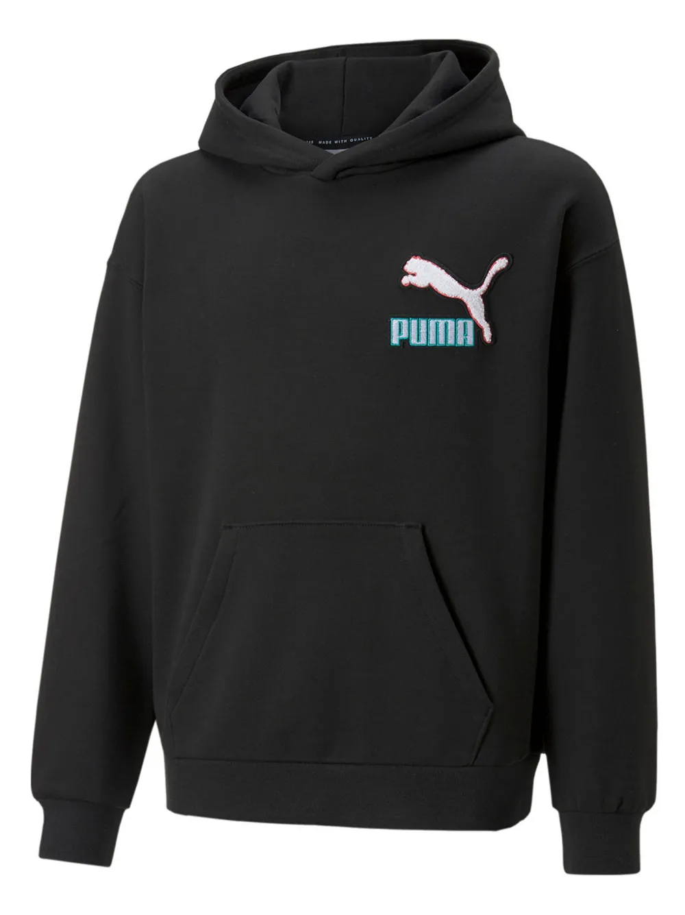 

Худи с нашивкой-логотипом Puma Kids, черный