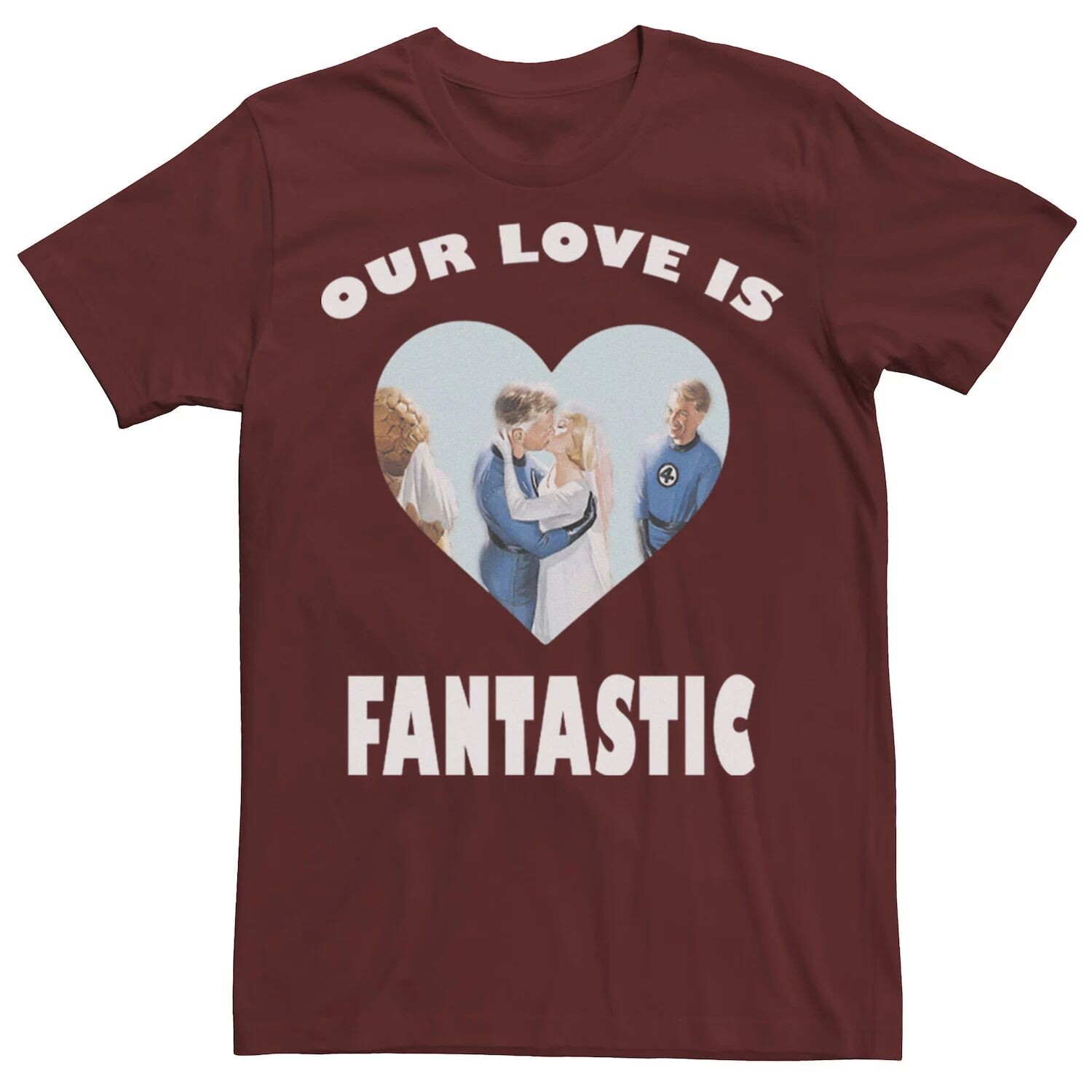 

Мужская футболка Marvel Fantastic Four Our Love Is Fantastic Licensed Character