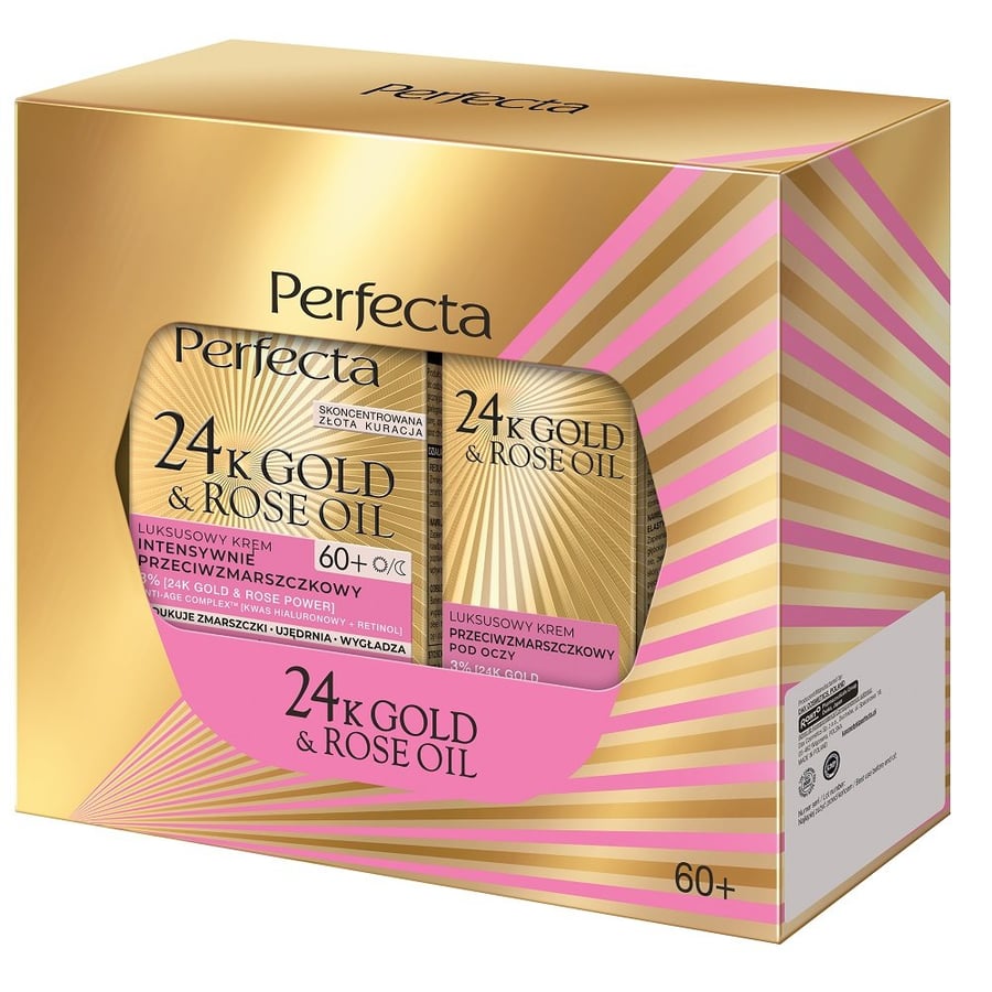 

Набор Perfecta 24K Gold & Rose Oil крем для лица 60+ 50 мл + крем для глаз 15 мл