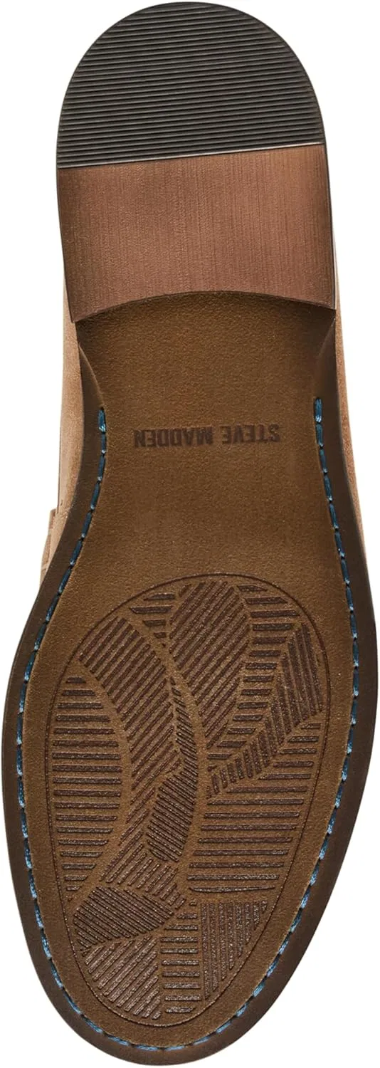 Лоферы с кисточками Steve Madden, Taupe Suede — фото 4