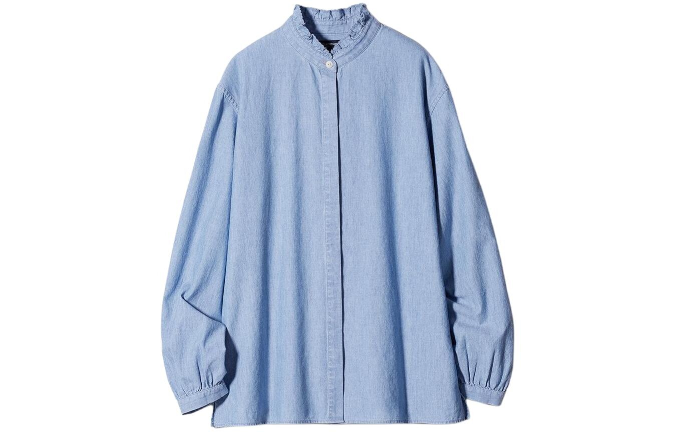 

Рубашка женская Uniqlo х Ines De La Fressange, голубой