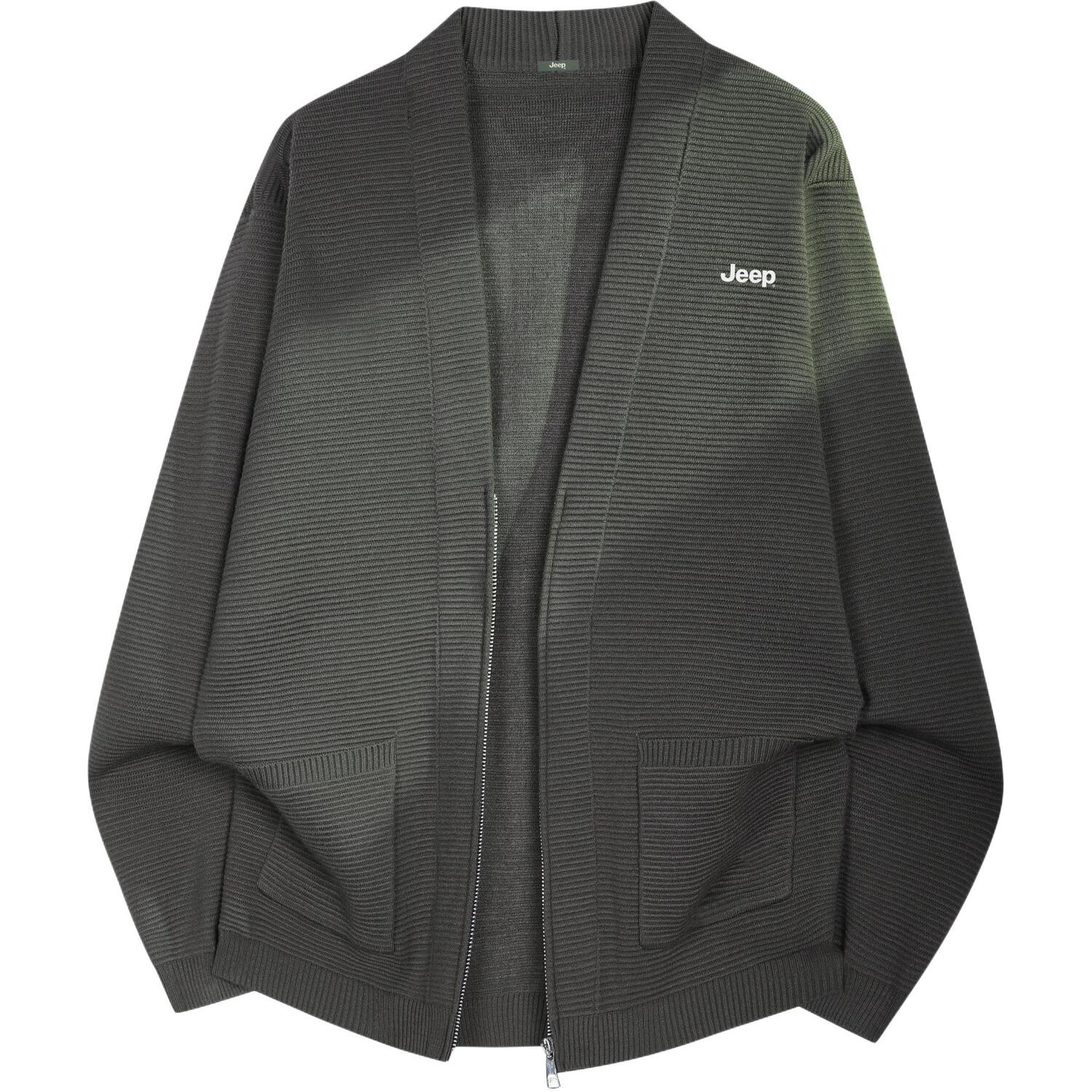 

Кардиган Unisex V-образный вырез Moderate Jeep, серый зеленый