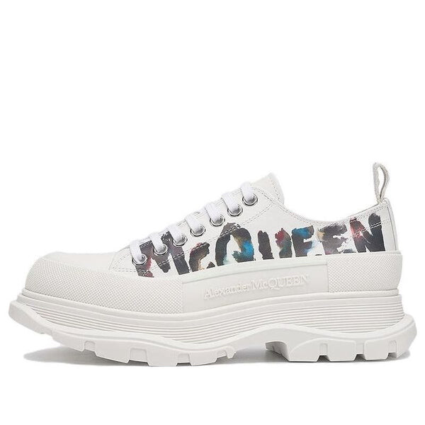 

Кроссовки tread slick lace-up shoes 'white multi' Alexander Mcqueen, белый