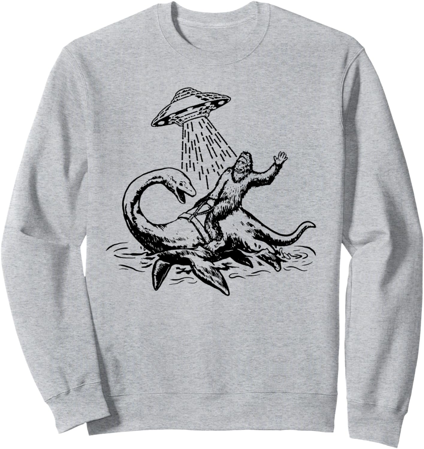 

Забавная толстовка с изображением Бигфута верхом на Лох-Несском чудовище, НЛО, Сасквоча и Несси, серая Sasquatch Garage, Серый, Забавная толстовка с изображением Бигфута верхом на Лох-Несском чудовище, НЛО, Сасквоча и Несси, серая Sasquatch Garage