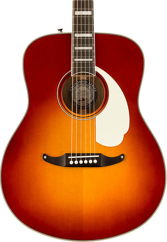 

Акустическая гитара Fender Palomino Vintage Acoustic Guitar. Ovangkol Fingerboard, Aged White Pickguard, Sienna Sunburst