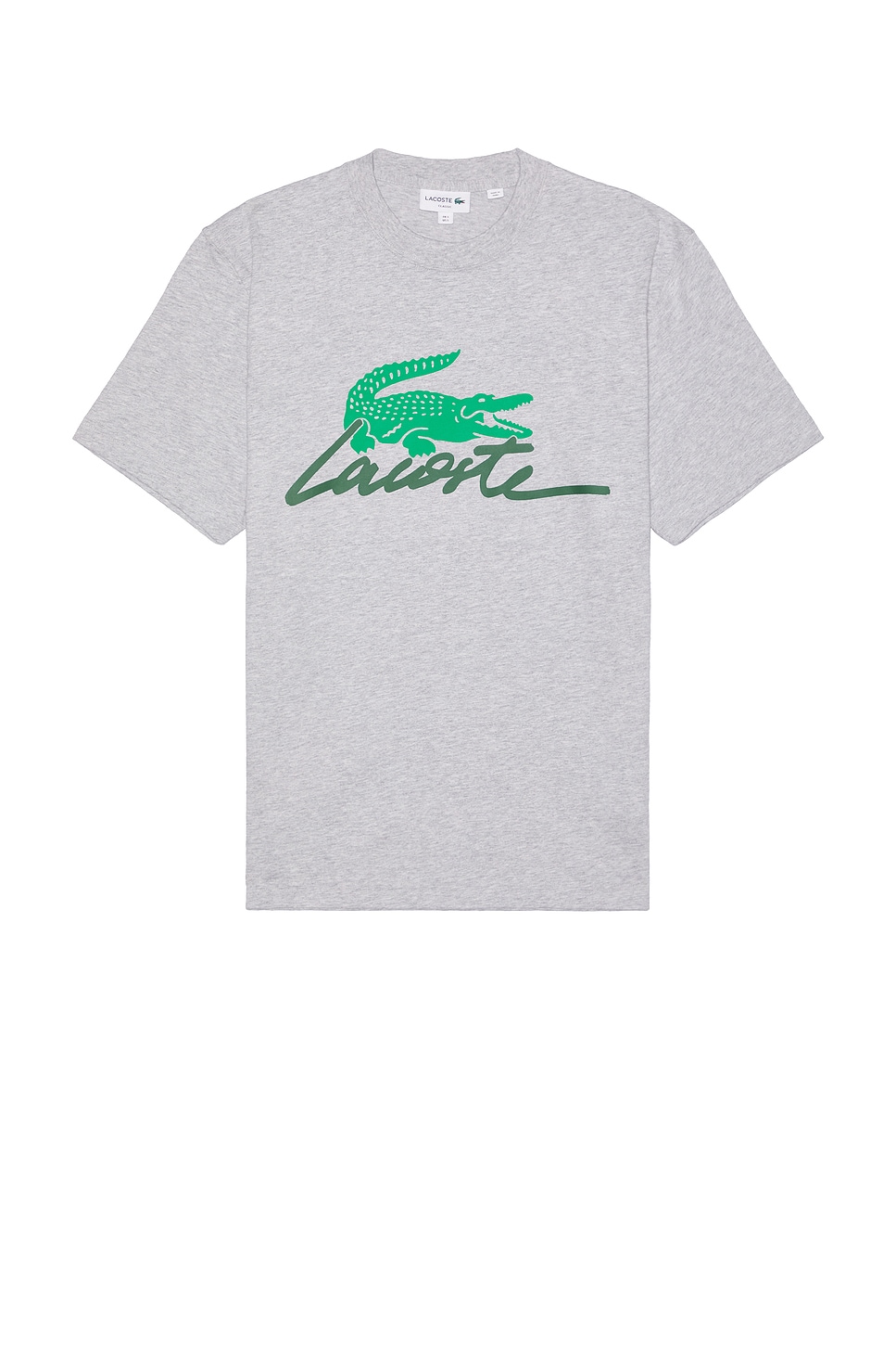 

Футболка croc Lacoste, серебряный